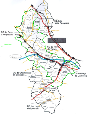 Map Area Of Tarare